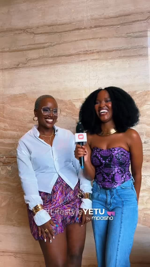 A Lifestyle Yetu interview with an Mpasho microphone